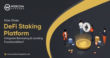How does DeFi staking platform integrate borrowing and lending functionalities